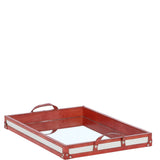 Luxury Rectangular Leather Tray Tan: AGC-39