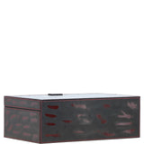 Leather Decorative Home Accessories Box Black/red: AGC-45