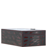 Leather Decorative Home Accessories Box Black/red: AGC-45