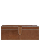 Leather Decorative Home Accessories Box Hair-on Hide Tan: AGC-48