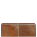 Leather Decorative Home Accessories Box Hair-on Hide Tan: AGC-49