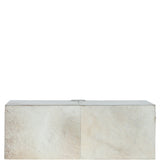 Leather Decorative Home Accessories Box Hair-on Hide Off white: AGC-60