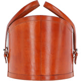 Ashwood Leather Magazine Basket Tan : agc67
