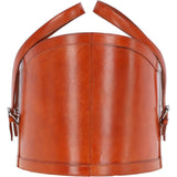 Ashwood Leather Magazine Basket Tan : agc67