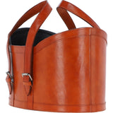 Ashwood Leather Magazine Basket Tan : agc68