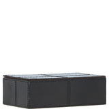 Leather Decorative Home Accessories Box Dk Brown: AGC-77