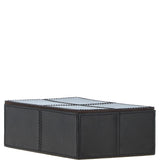 Leather Decorative Home Accessories Box Dk Brown: AGC-77