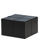 Leather Decorative Home Accessories Box Dk Brown: AGC-78