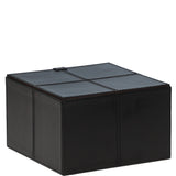Leather Decorative Home Accessories Box Dk Brown: AGC-78