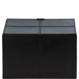 Leather Decorative Home Accessories Box Dk Brown: AGC-78