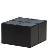 Leather Decorative Home Accessories Box Dk Brown: AGC-78