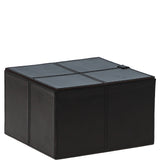 Leather Decorative Home Accessories Box Dk Brown: AGC-78