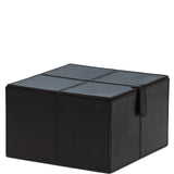 Leather Decorative Home Accessories Box Dk Brown: AGC-78