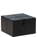 Leather Decorative Home Accessories Box Dk Brown: AGC-78