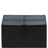 Leather Decorative Home Accessories Box Dk Brown: AGC-79