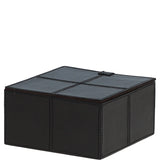 Leather Decorative Home Accessories Box Dk Brown: AGC-79