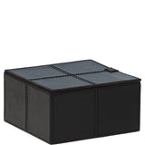 Leather Decorative Home Accessories Box Dk Brown: AGC-79
