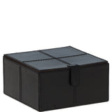 Leather Decorative Home Accessories Box Dk Brown: AGC-79