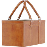 Ashwood Rectangular Magazine/Newspaper Basket Tan : AGC84