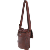 Mens Small Flight Body Bag Brandy: AGNES N
