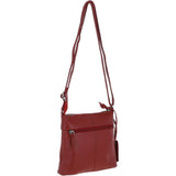 Mini Leather Shoulder Bag Red: AJ-630