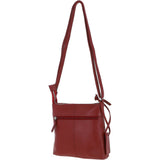 Mini Leather Shoulder Bag Red: AJ-630