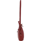 Mini Leather Shoulder Bag Red: AJ-630