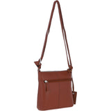 Mini Leather Shoulder Bag Tan: AJ-630