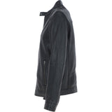 Ashwood Mens Leather Biker Jacket Black: AMJ-3