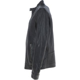 Ashwood Mens Leather Biker Jacket Dark Brown: AMJ-3