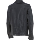 Ashwood Mens Leather Biker Jacket Dark Brown: AMJ-3