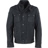 Ashwood Mens Leather Biker Jacket Black: AMJ-4