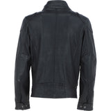 Ashwood Mens Leather Biker Jacket Black: AMJ-4