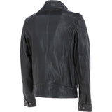 Ashwood Mens Leather Biker Jacket Dark Brown: AMJ-4