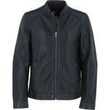 Ashwood Mens Leather Biker Jacket Black: AMJ-8