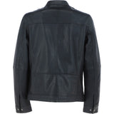 Ashwood Mens Leather Biker Jacket Black: AMJ-8
