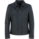 Ashwood Mens Leather Biker Jacket Black: AMJ-9