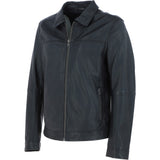 Ashwood Mens Leather Biker Jacket Black: AMJ-9