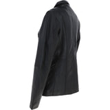Leather Jacket Black/app: ANGELA