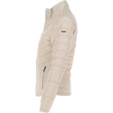 Women's Leather Jacket Beige: Anita