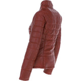 Women's Leather Jacket Wine: Anita
