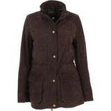 Fenland Women's Nubuck Leather Jacket Brown:  AnnaMae