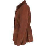 Fenland Women's Nubuck Leather Jacket Rust:  AnnaMae