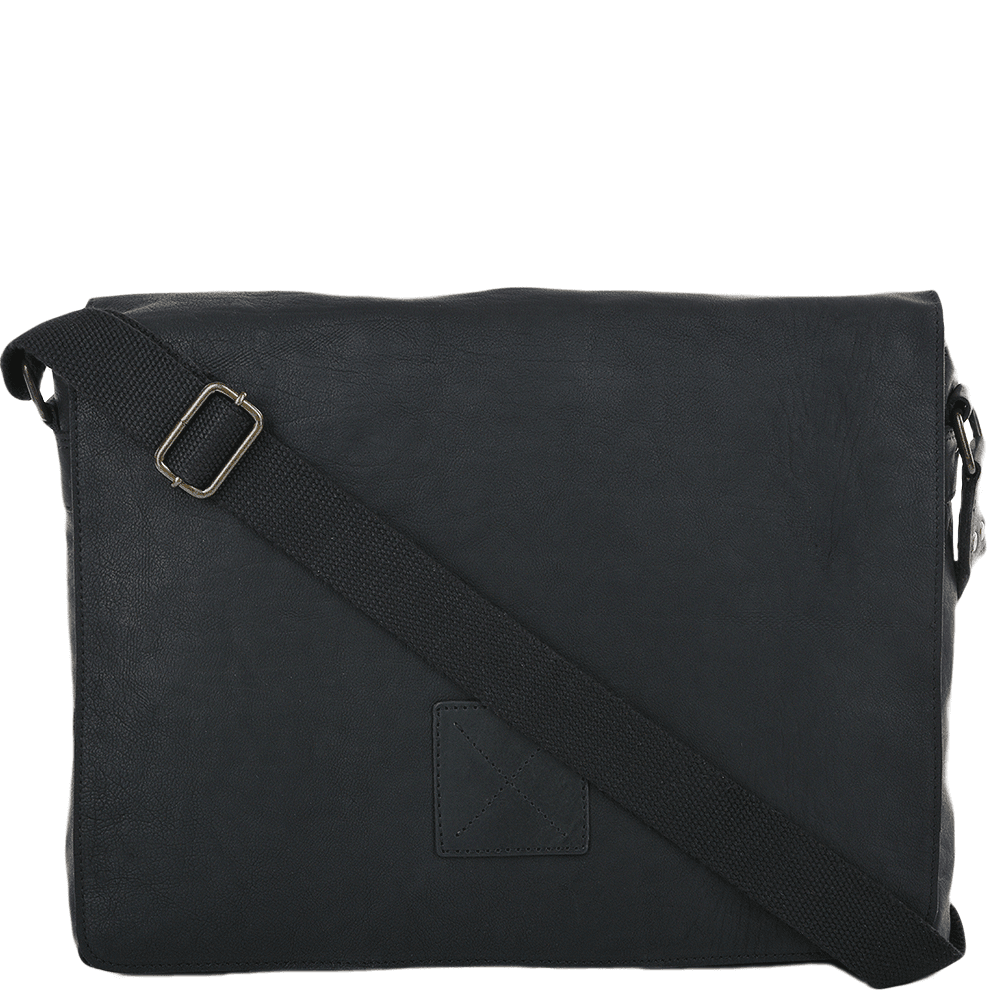 Five Pocket Carry All Leather Messenger Bag Black/ant : Pedro