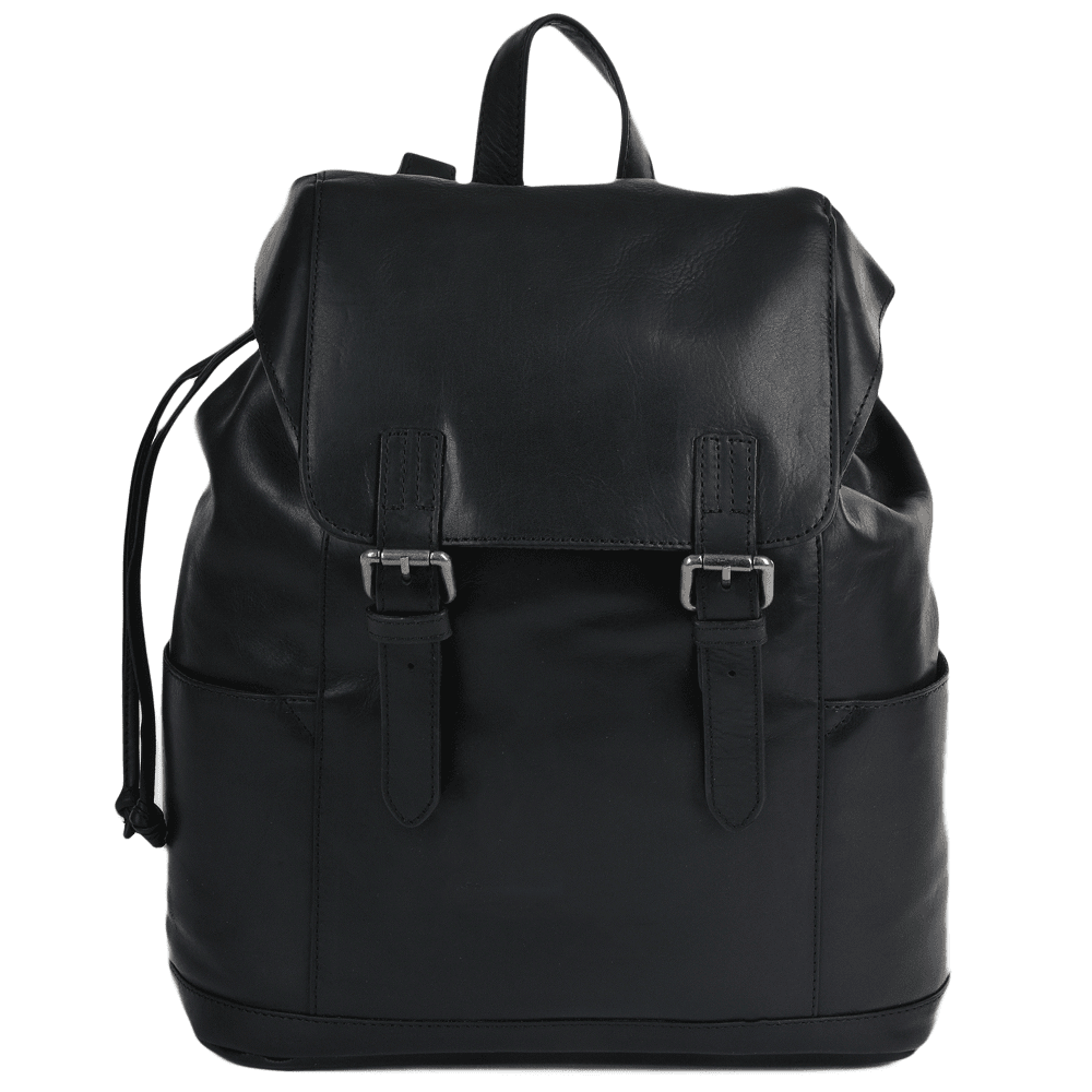 Leather Rucksack Black : Harvey
