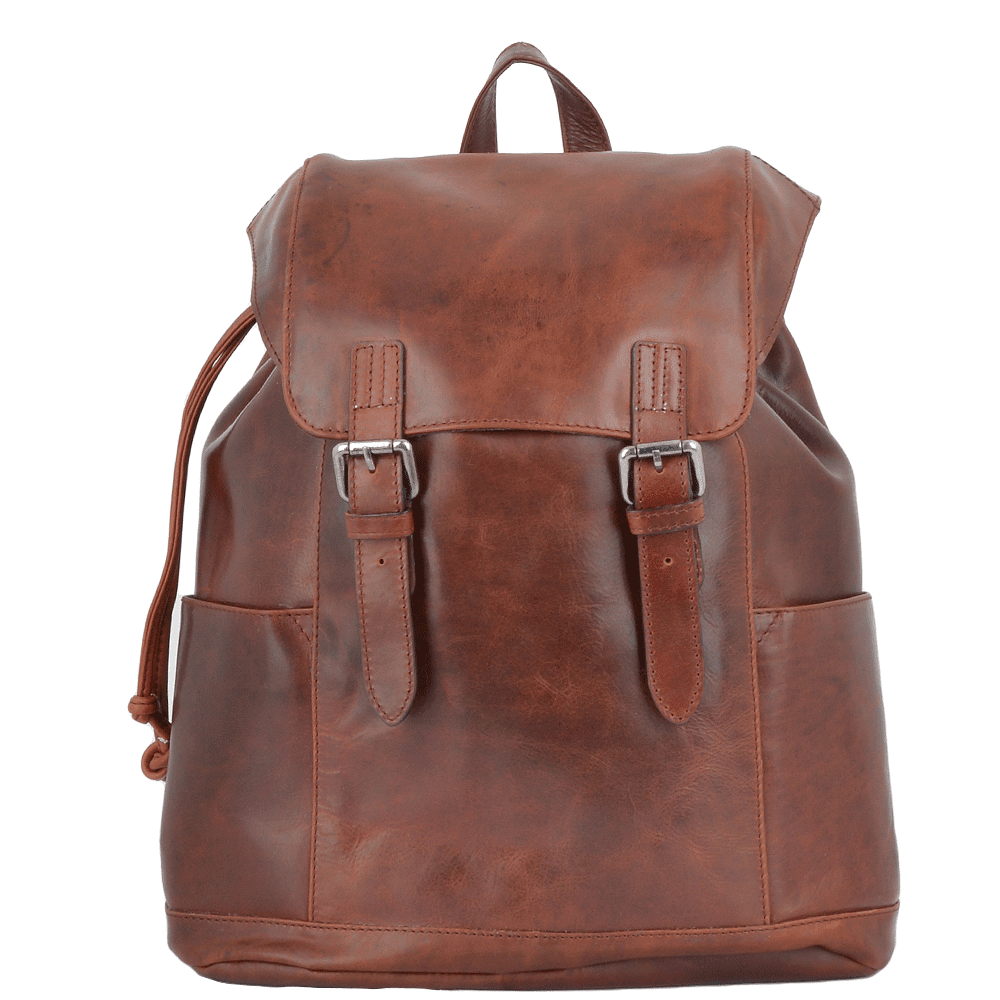Leather Rucksack Tan : Harvey