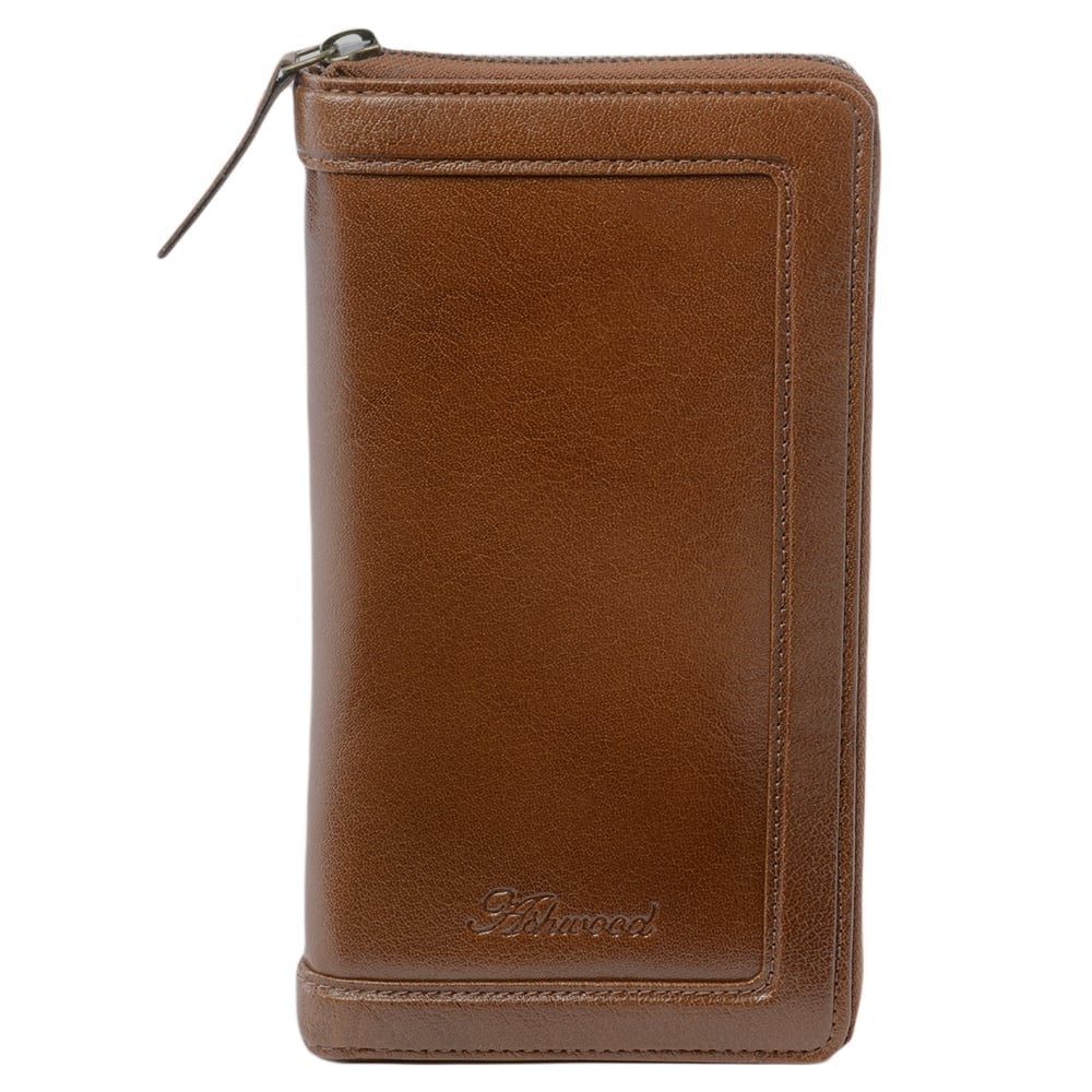 Leather Travel Wallet Chestnut : TW-01