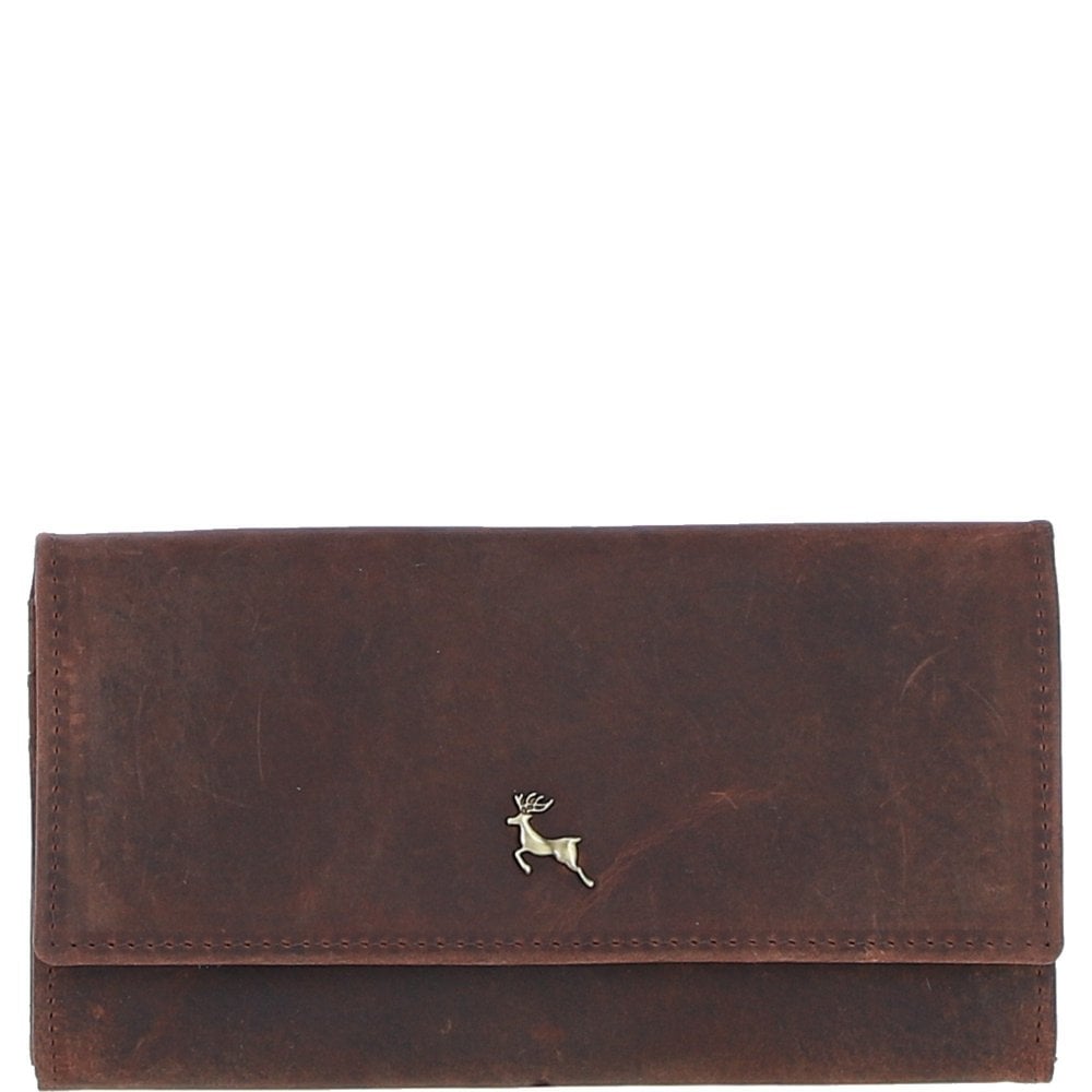 Ashwood Leather Vintage Purse Mud/brown: Matilda