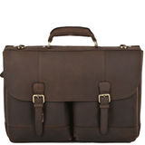 Mens Single Gusset Heavy Duty Laptop Briefcase Mud/mud : Henry