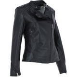 Ashwood Leather Vegetable Tanned Ladies Biker Jacket - Black: AWL-101